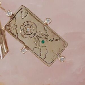 Custom Sofia Zakia wheel of fortune pendant